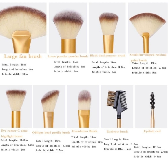 Brand new travel size make up brush set - Picture 7 of 16